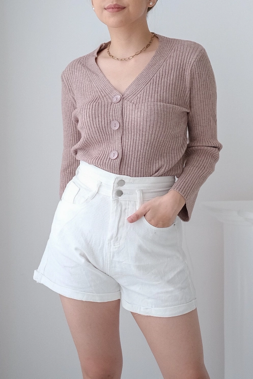 Agnes Short Pants  White