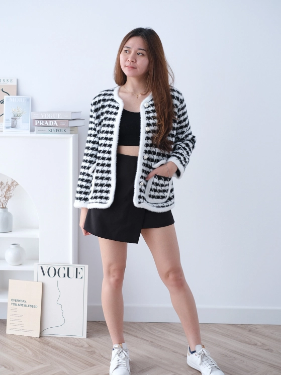 Velo Cardigan  White