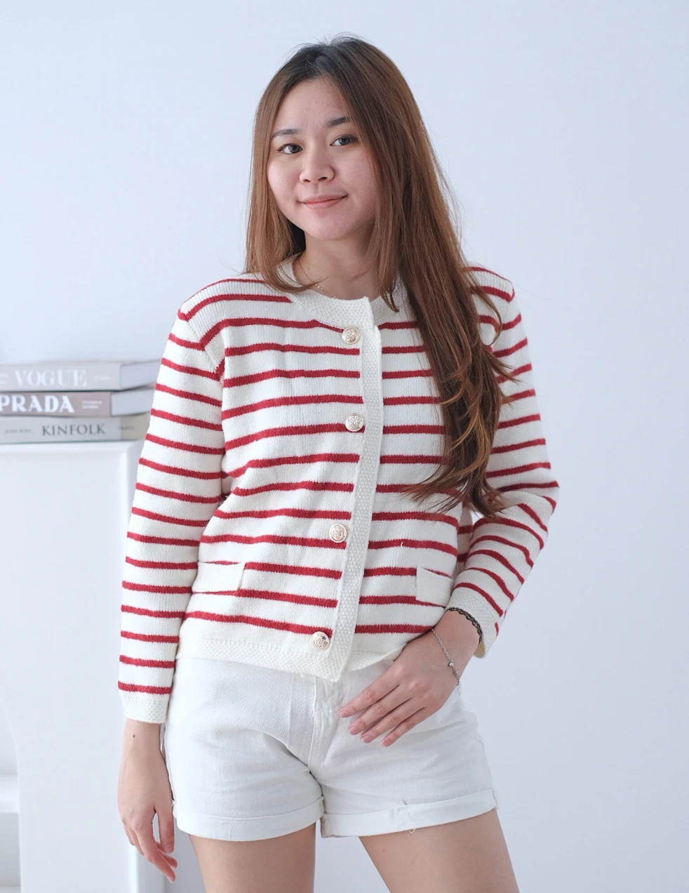 Cardigan Karin Cardigan - Red 1 ~item/2023/4/14/karin_cardigan_3